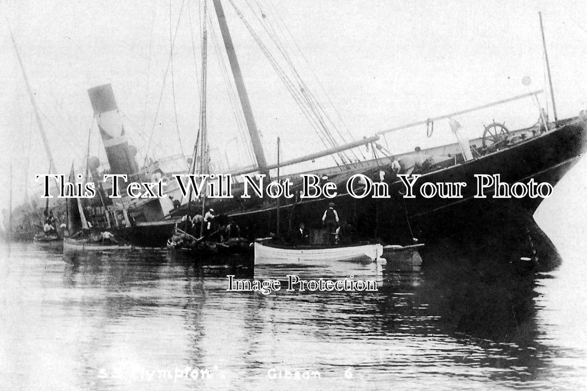 CO 279 - S.S Plympton Aground, Scilly Isles, Cornwall