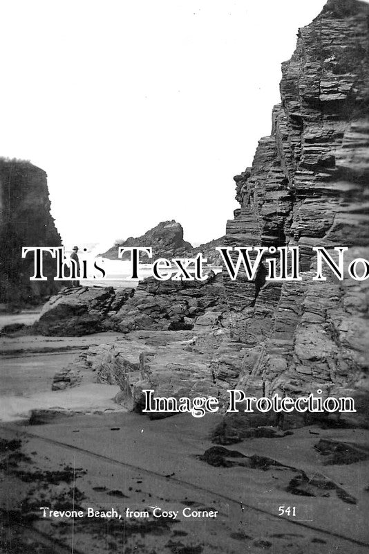 CO 2792 - Trevone Beach From Cosy Corner, Cornwall