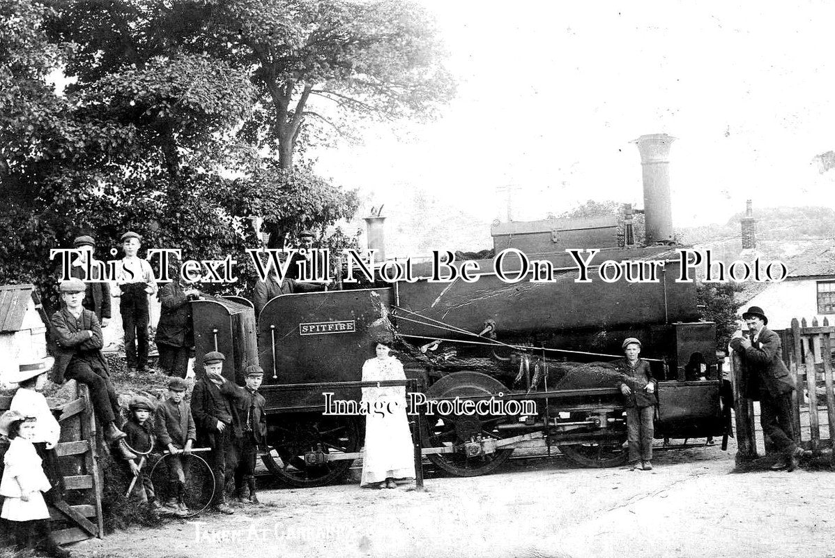 CO 2883 - Spitfire Steam Engine Train, Carharrack, Cornwall