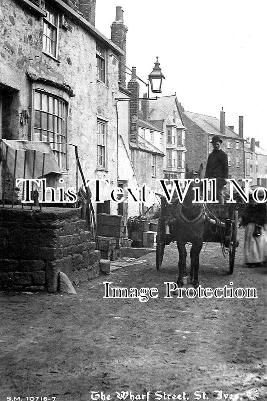 CO 2948 - The Wharf Street, St Ives, Cornwall c1918