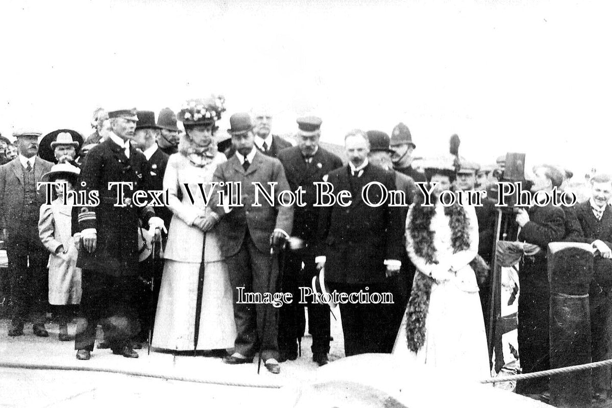 CO 2952 - Royal Visit To Newquay Lifeboat Station, Cornwall 1909