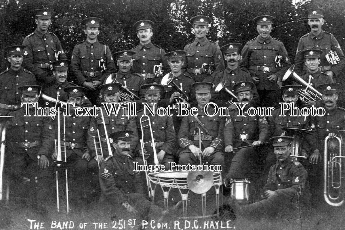 CO 2978 - The Band Of The 251st P Com RDC, Hayle, Cornwall