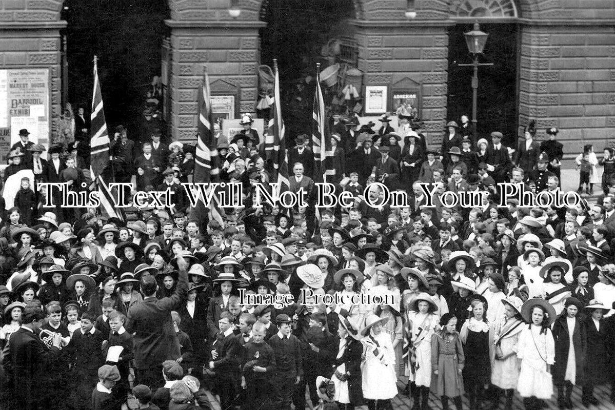 CO 2983 - St Georges Day, Truro, Cornwall 1913