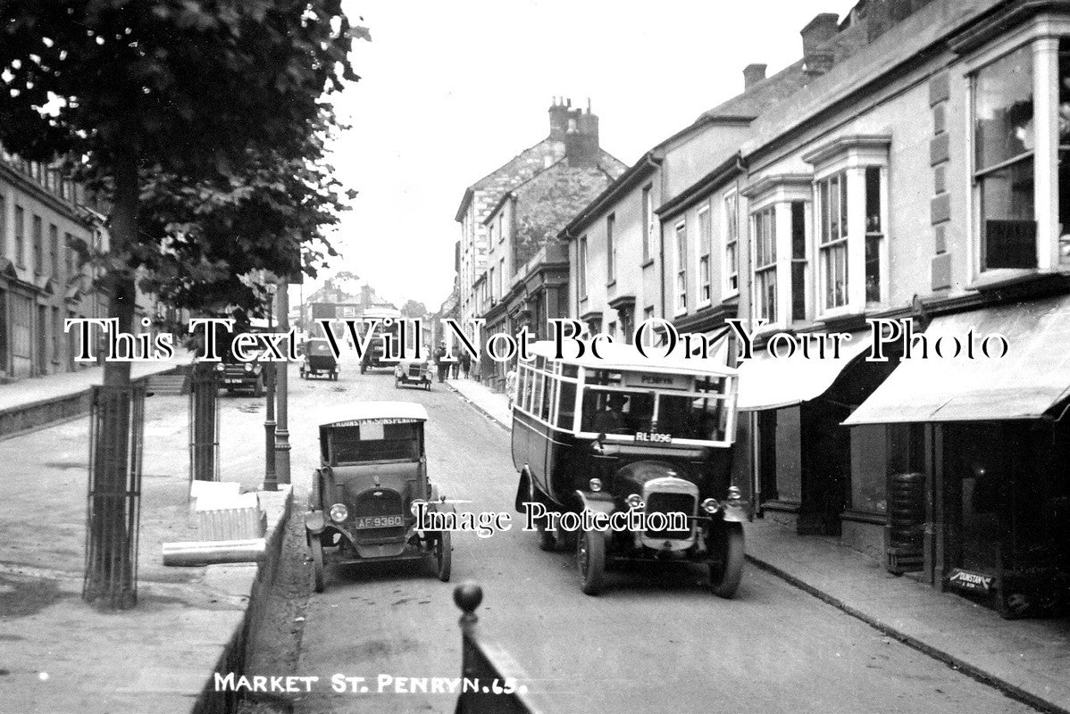 CO 3001 - Market Street, Penryn, Cornwall c1934