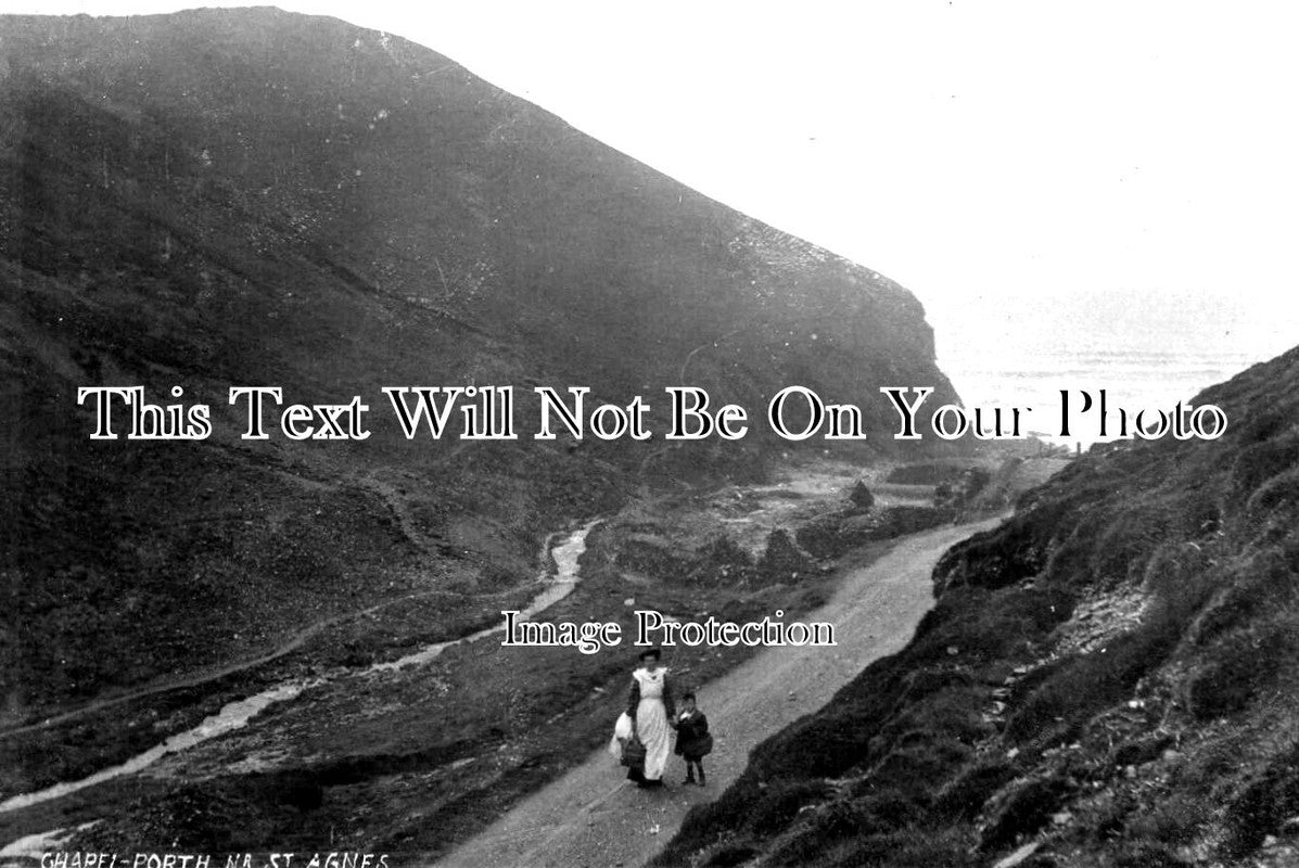 CO 3023 - Chapel Porth Near St Agnes, Cornwall c1907