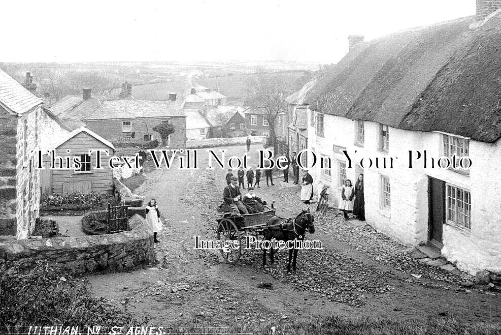 CO 3138 - Mithian Near St Agnes, Cornwall c1905