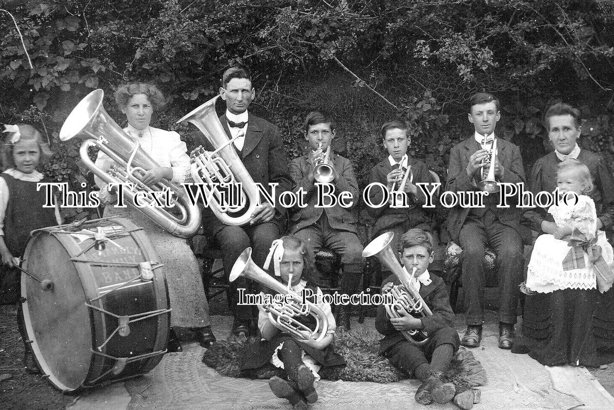 CO 3147 - The Tamblyn Family Band, Cornwall c1910