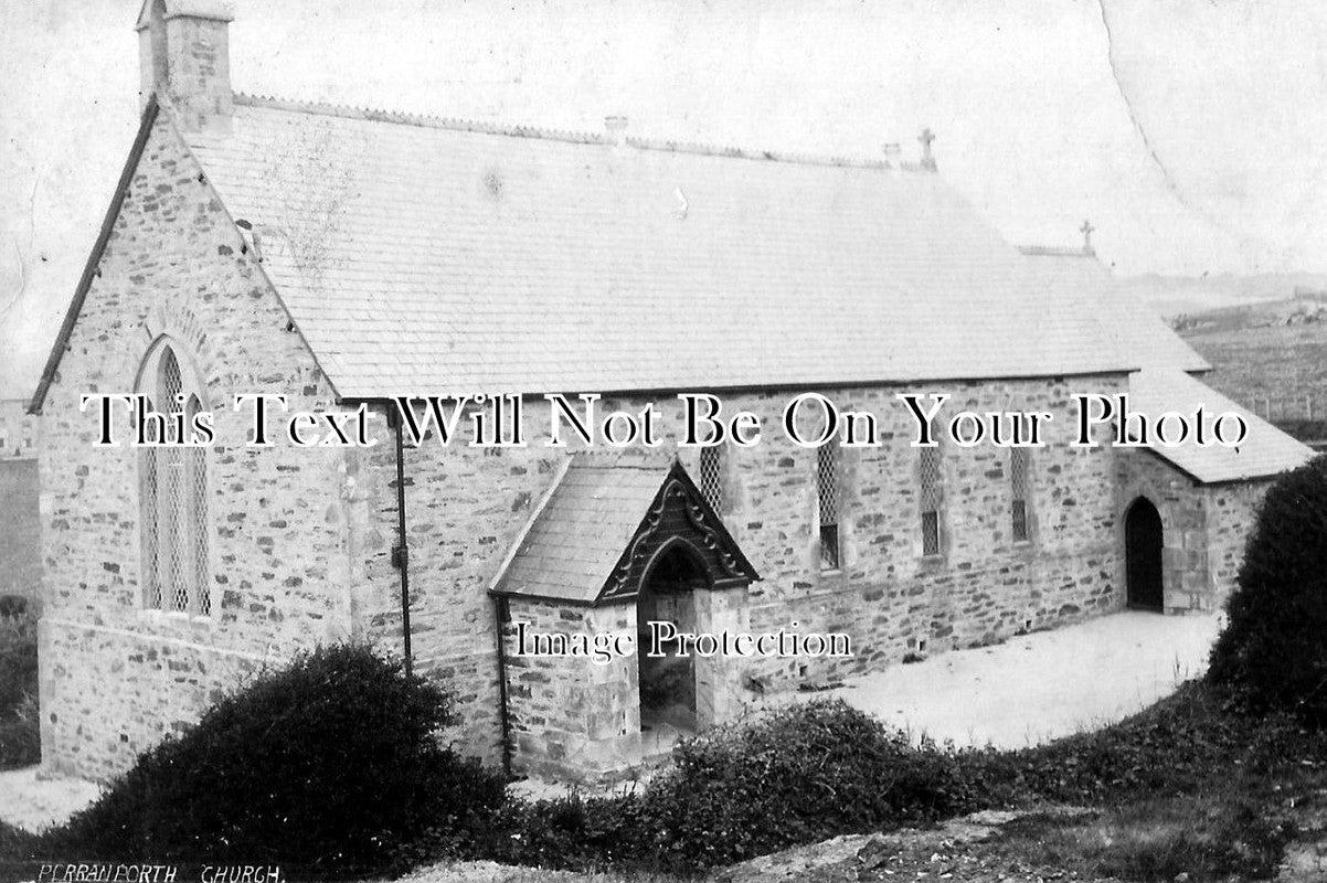 CO 319 - Perranporth Church, Cornwall c1905