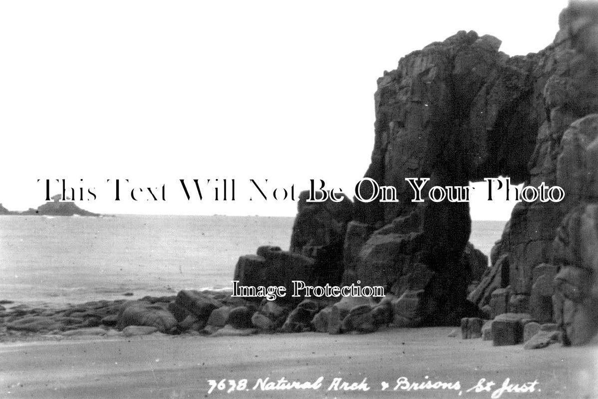 CO 3191 - Natural Arch & Brisons, St Just, Cornwall