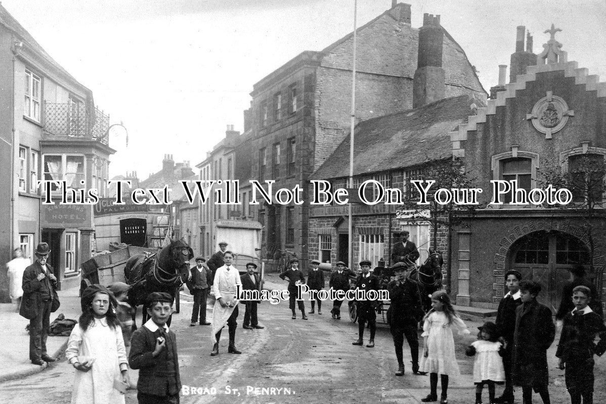 CO 3201 - Borad Street, Penryn, Cornwall c1915