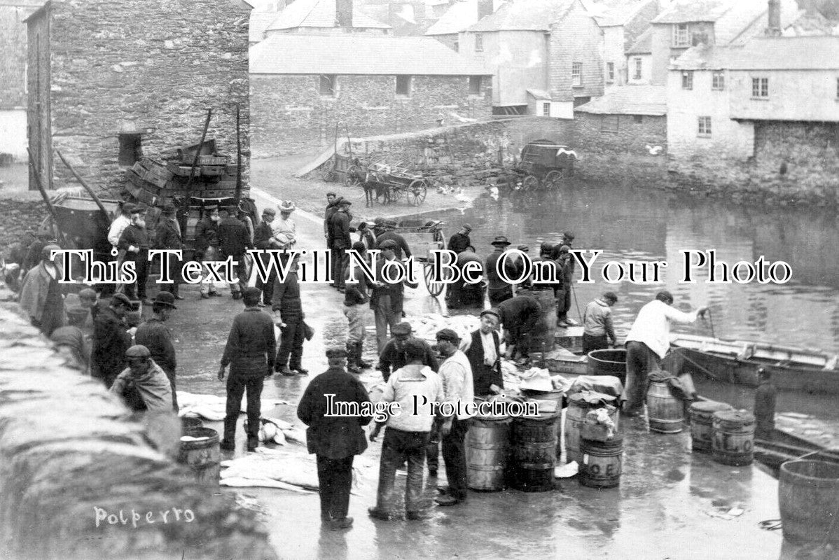 CO 3210 - Polperro Fish Market, Cornwall