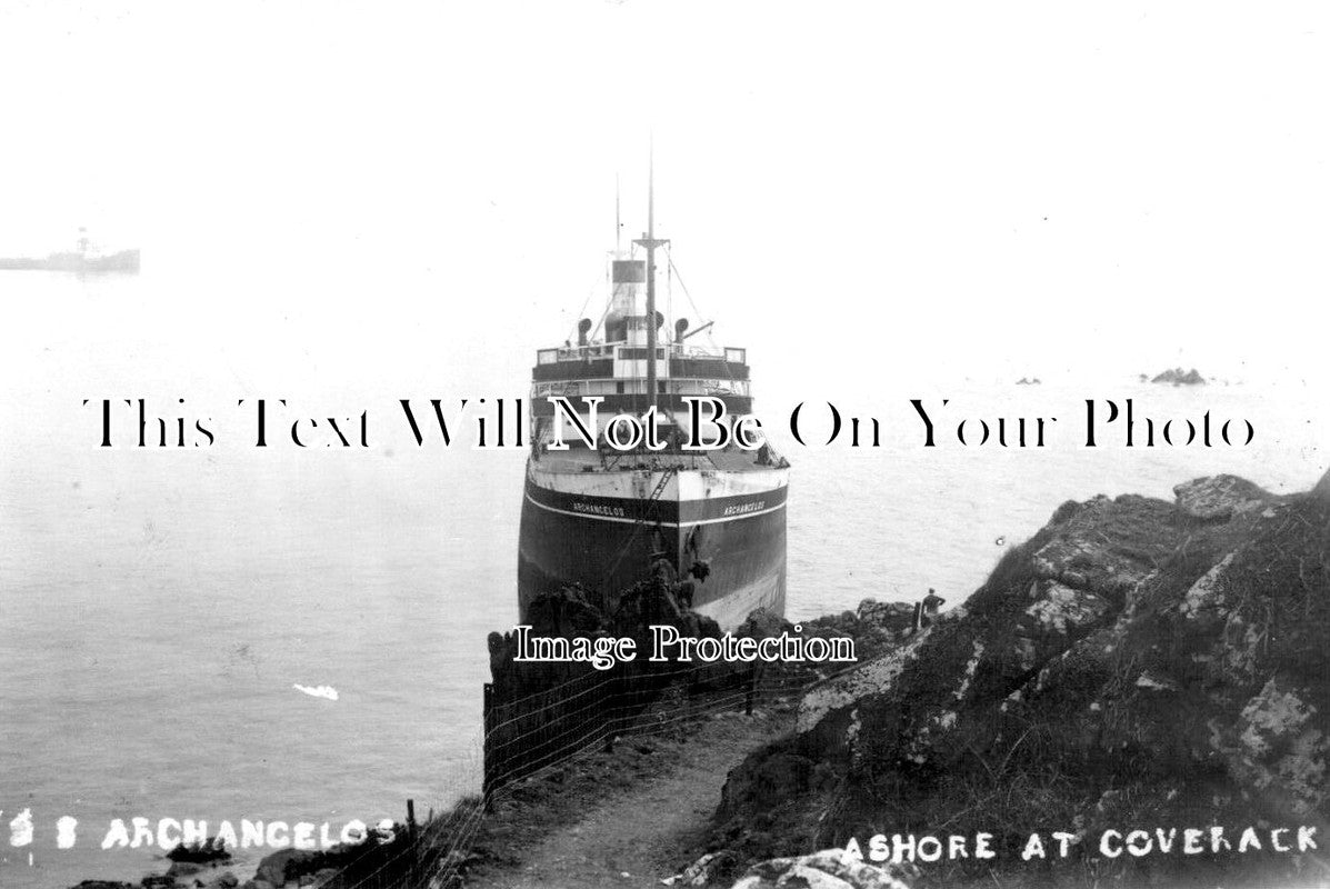 CO 3214 - SS Archangelos Ashore At Coverack, Shipwreck, Cornwall