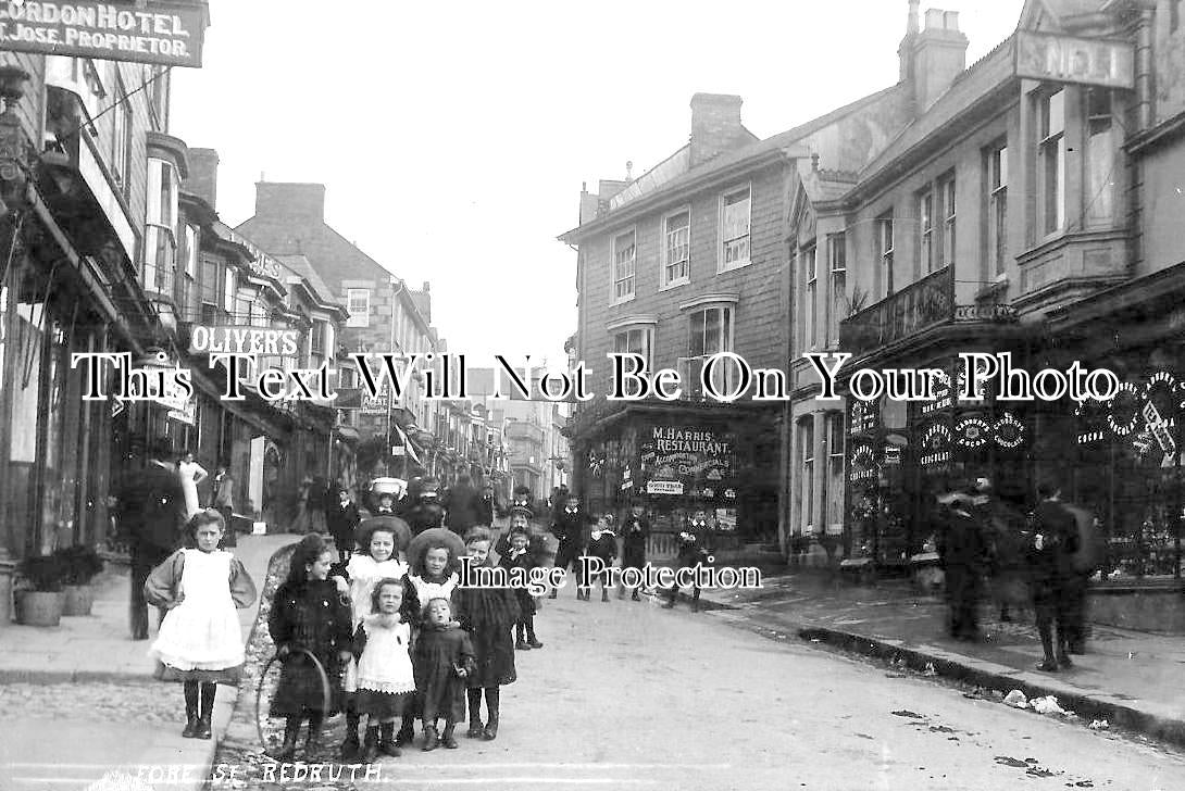 CO 3244 - Fore Street, Redruth, Cornwall c1904