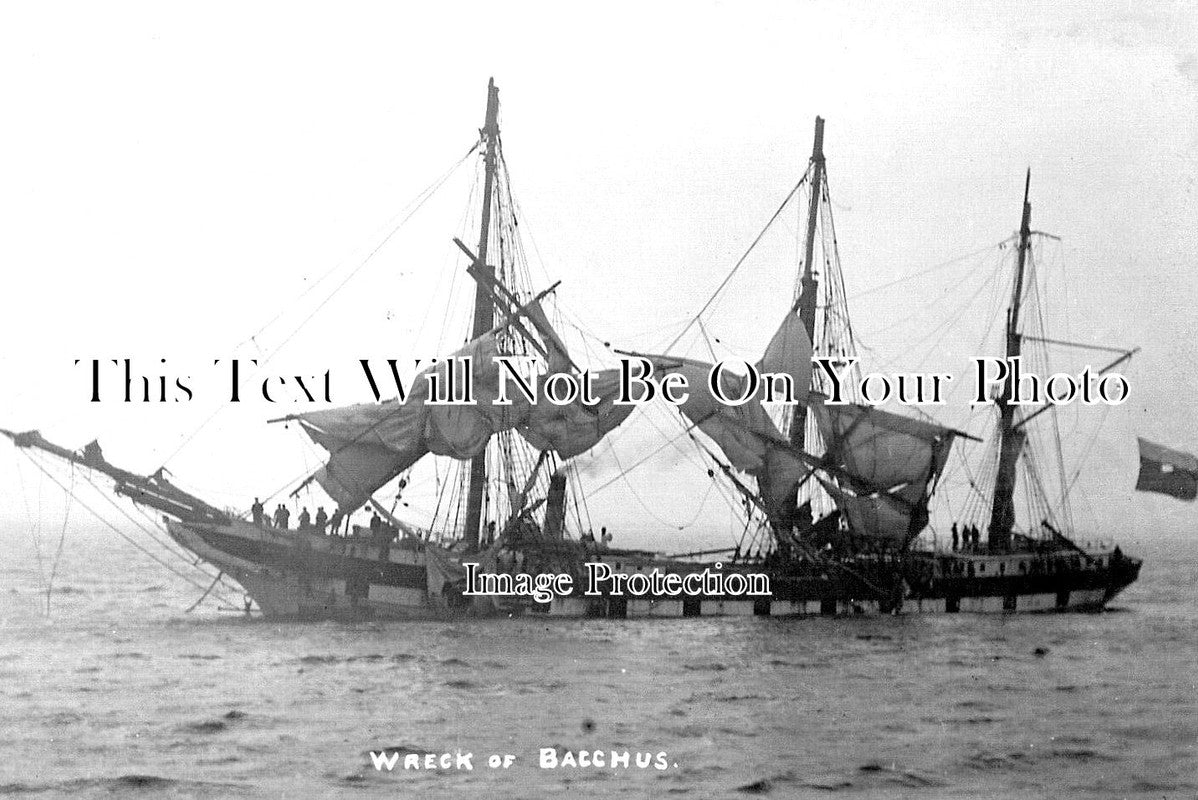CO 3284 - Shipwreck Of The Bacchus, Lands End, Cornwall