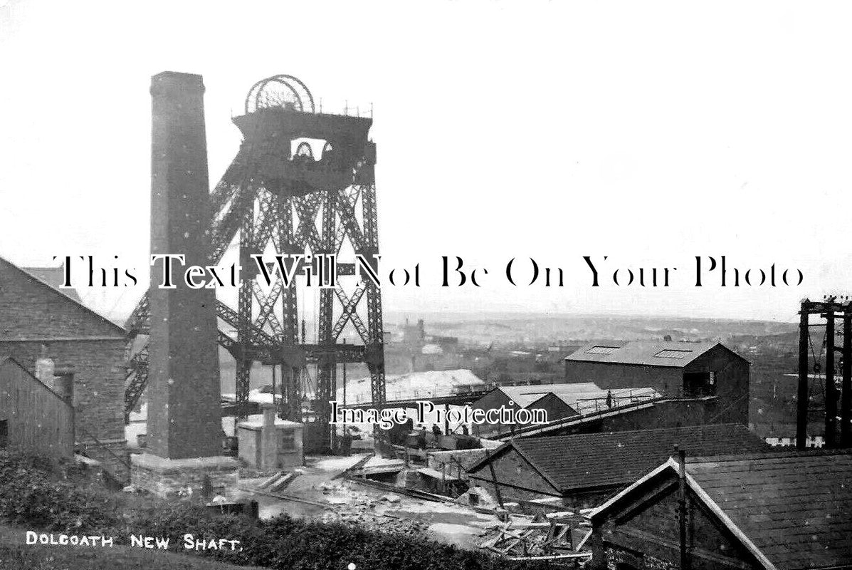 CO 3285 - Dolcoath New Shaft, Copper Tin Mining, Camborne, Cornwall c1909