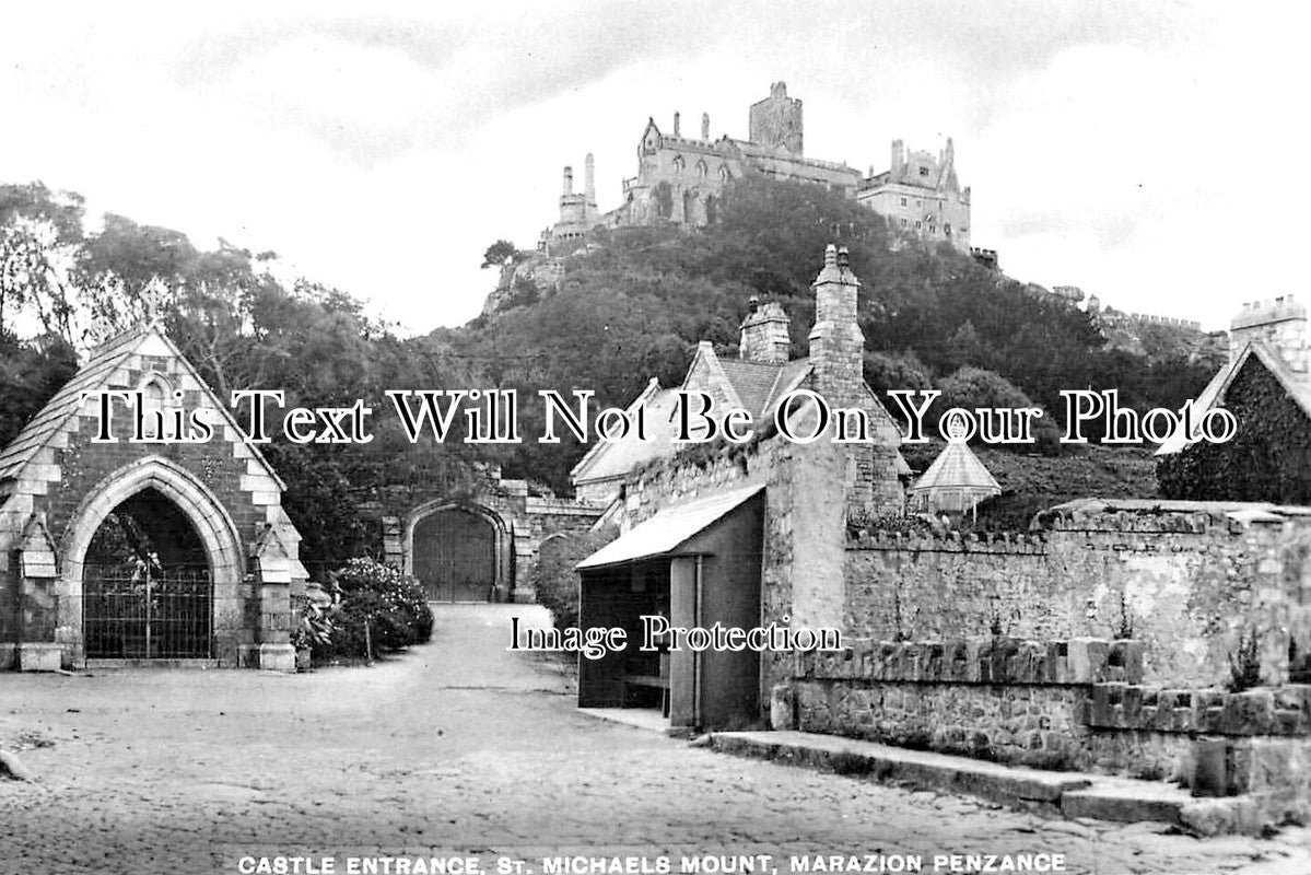 CO 3378 - Castle Entrance, St Michaels Mount, Marazion Penzance