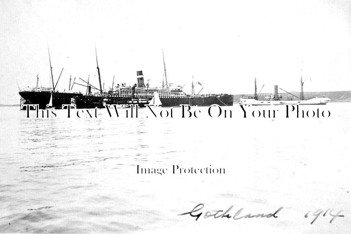 CO 3541 - SS Goathland Shipwreck, Isles Of Scilly, Cornwall 1914