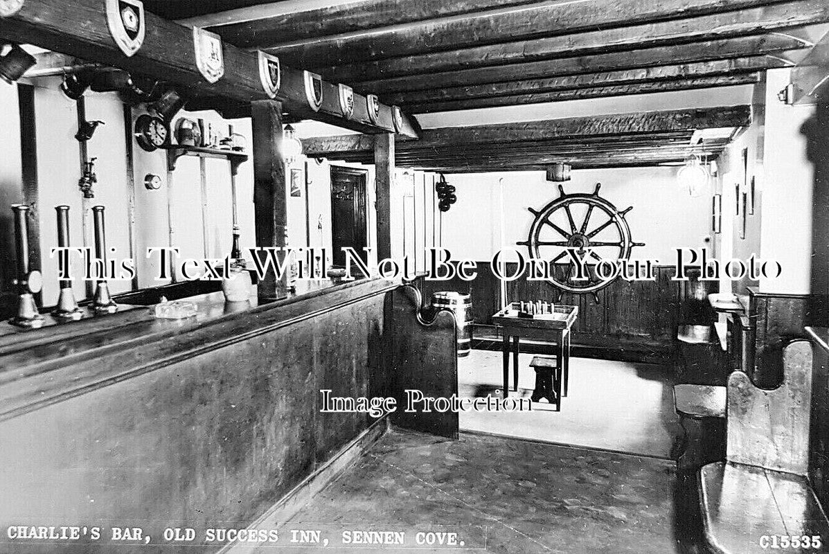 CO 3549 - Charlies Bar, Old Success Inn Pub, Sennen Cove, Cornwall