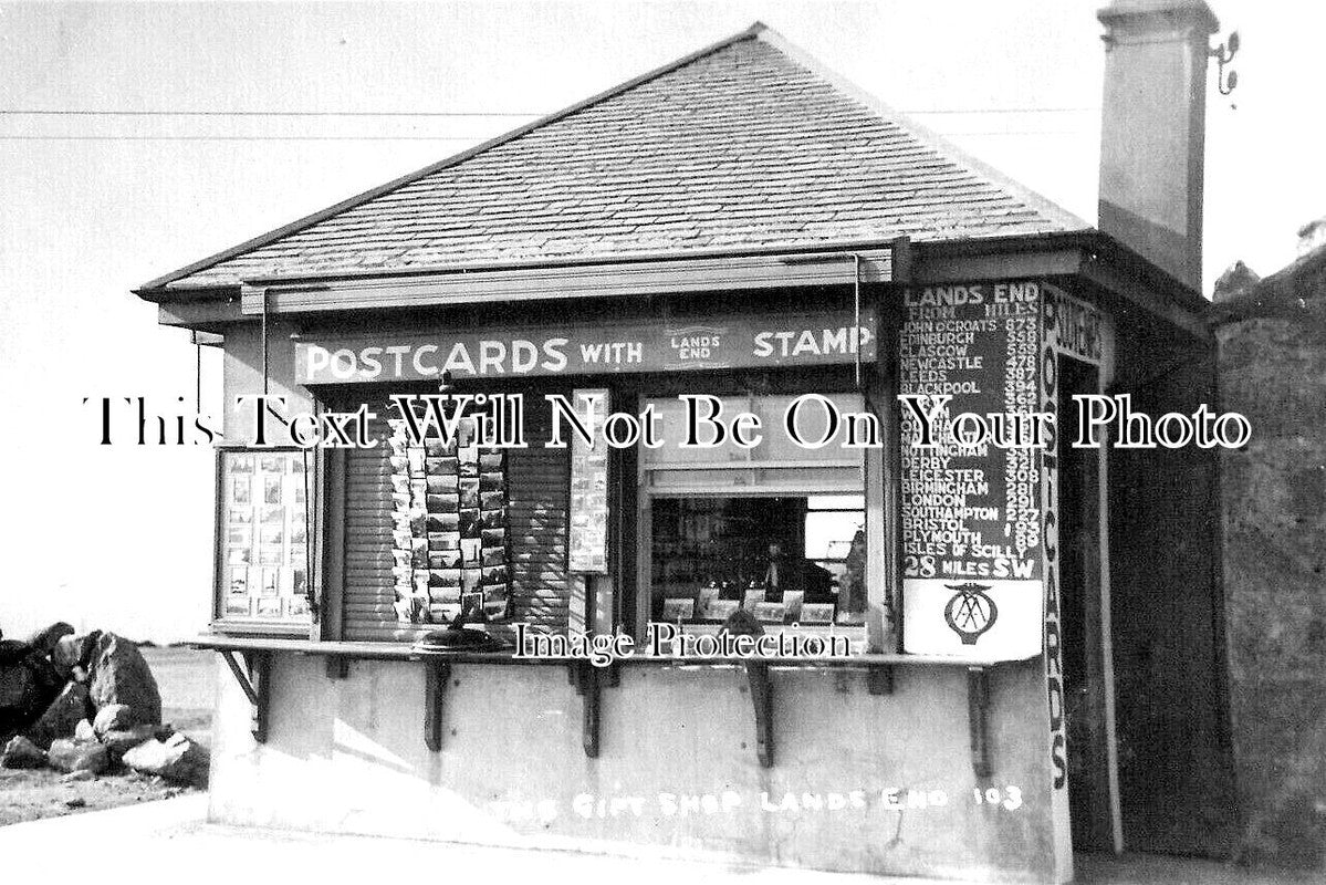CO 3623 - The Gift Shop, Lands End, Cornwall c1935
