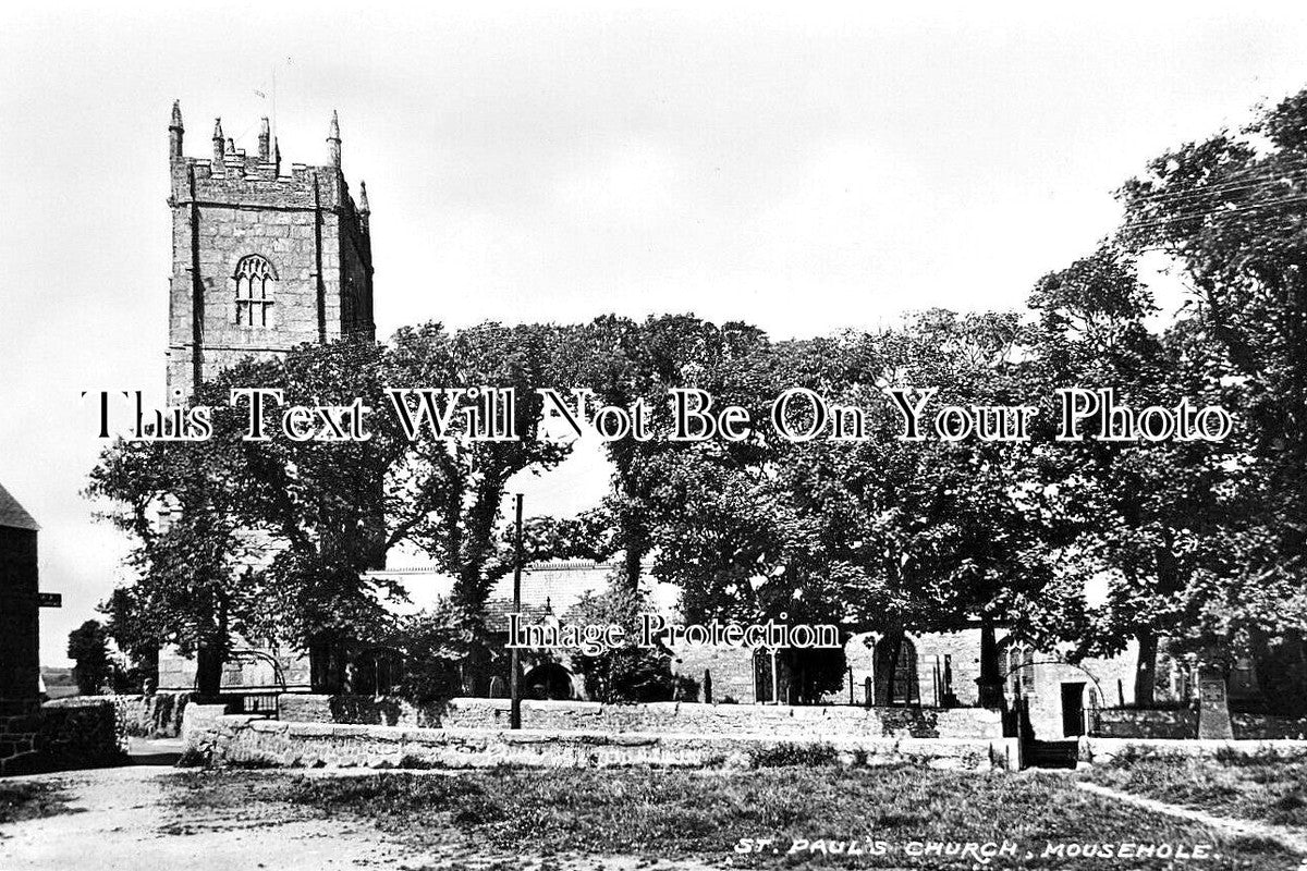 CO 3668 - St Pauls Church, Mousehole, Cornwall