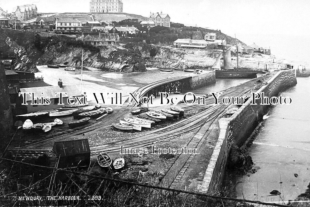 CO 3757 - The Harbour, Newquay, Cornwall