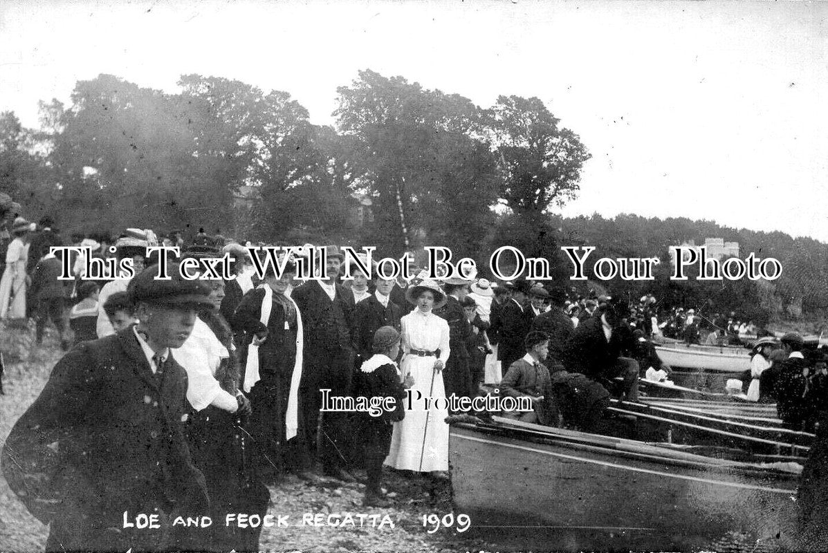 CO 3830 - Loe & Feock Regatta, Cornwall 1909