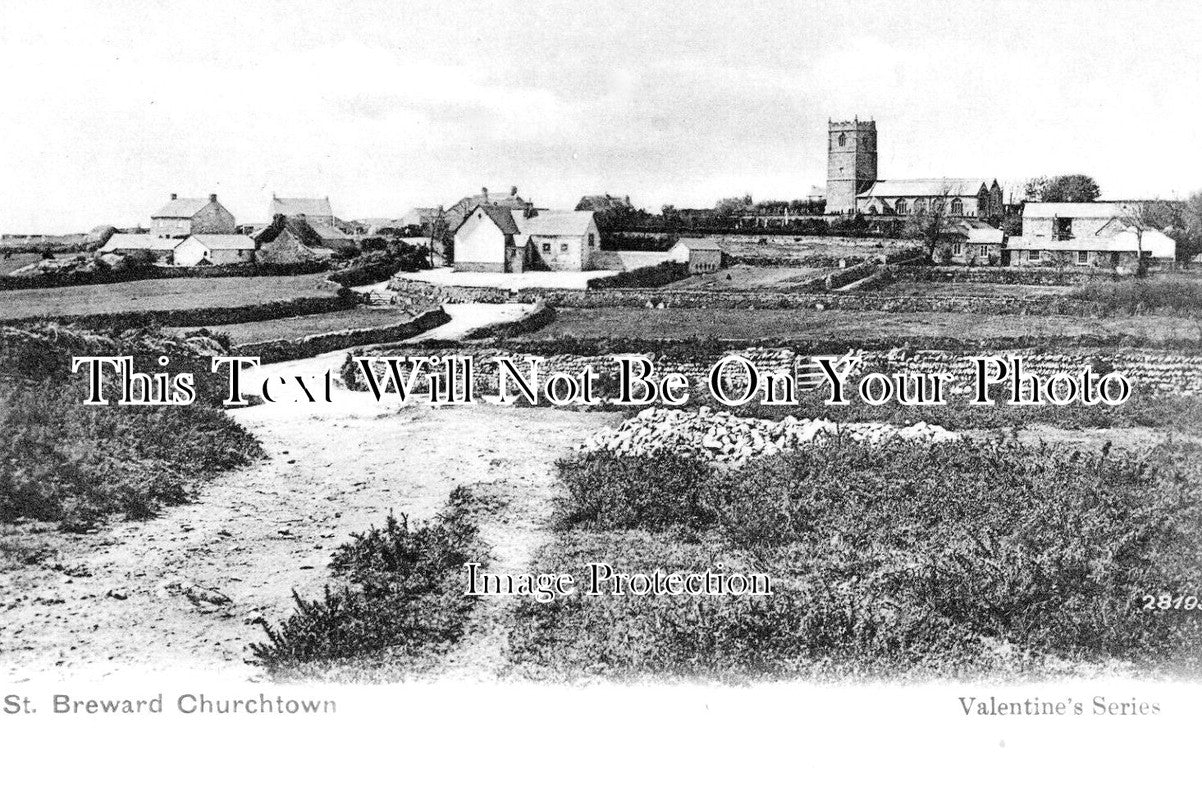 CO 3860 - St Breward Churchtown, Cornwall