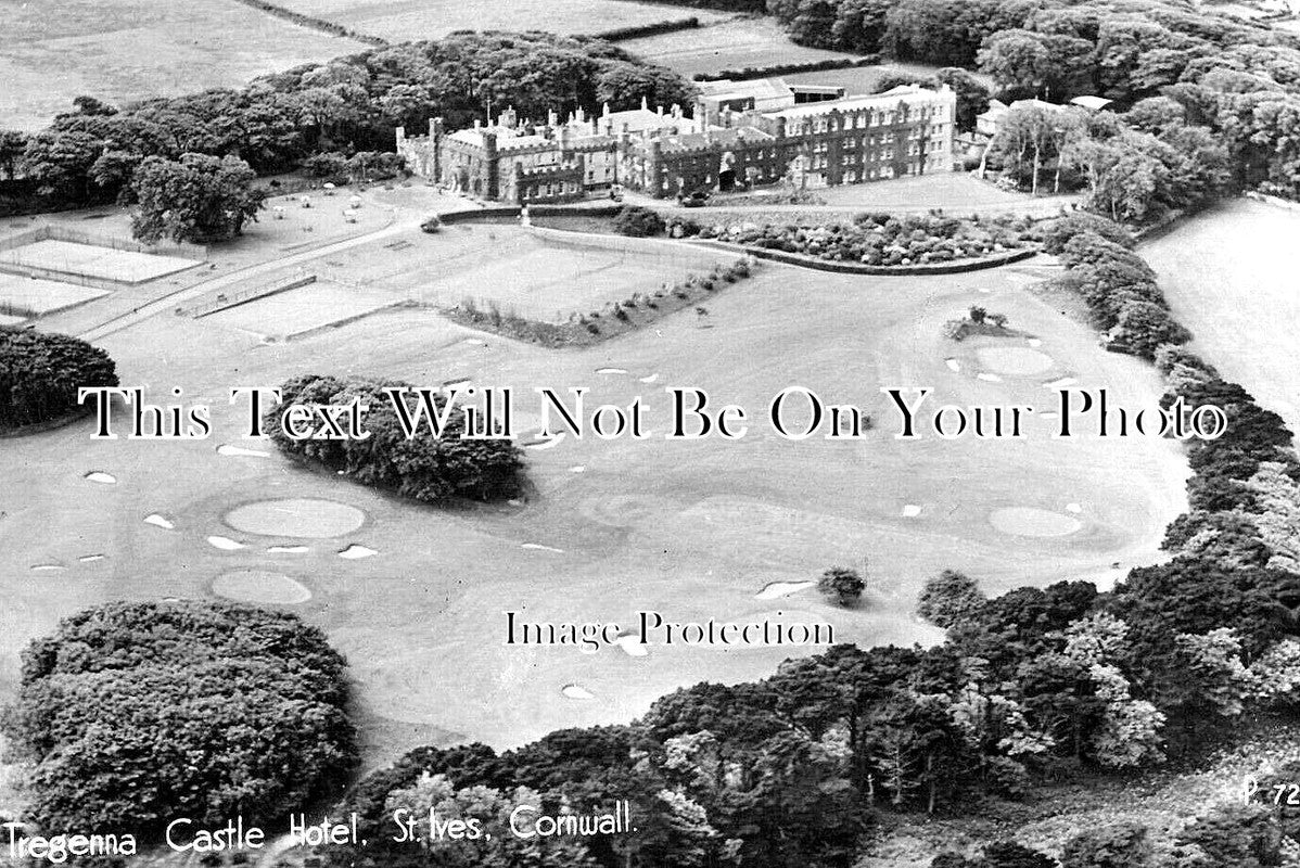 CO 3902 - Tregenna Castle Hotel, St Ives, Cornwall c1954