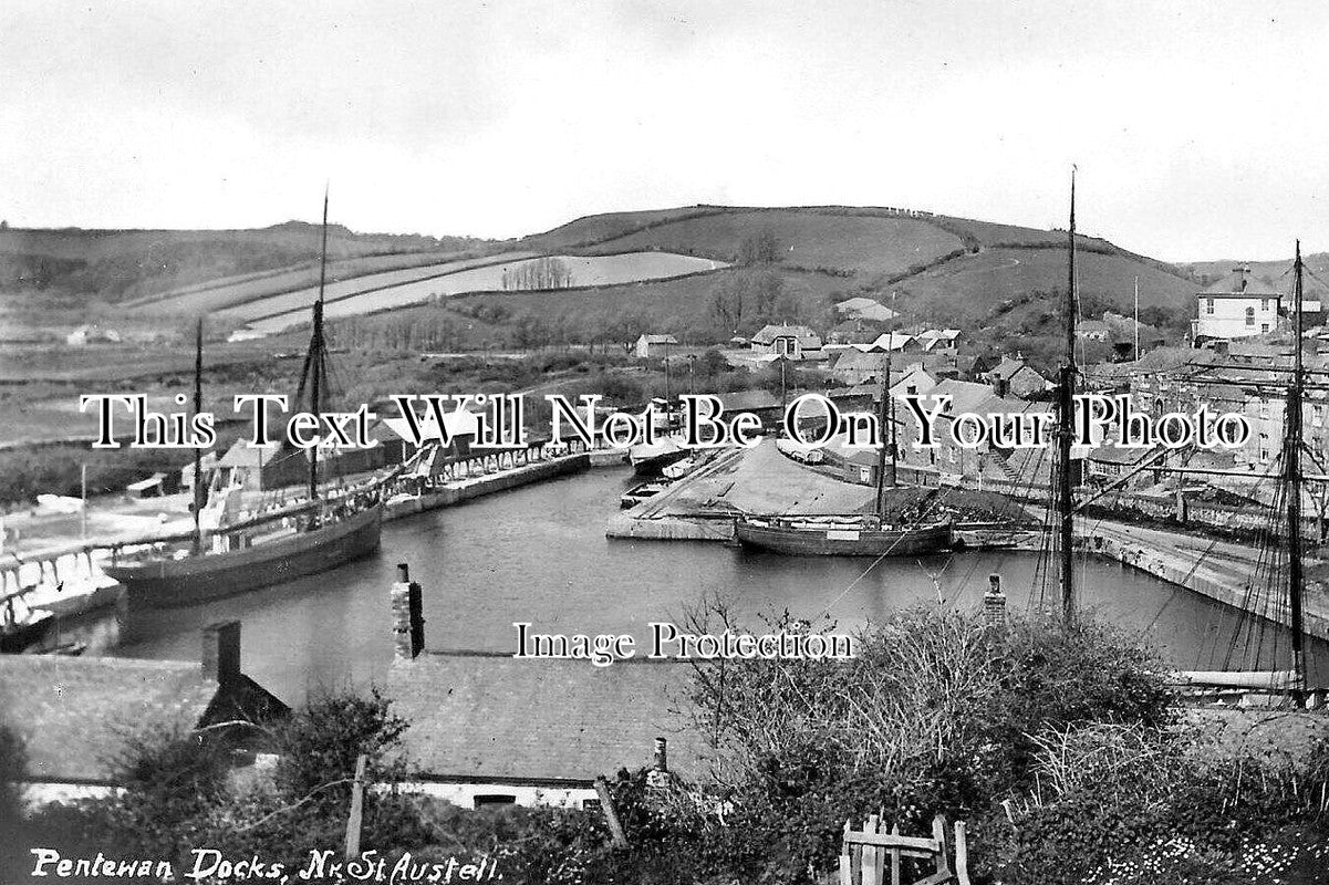 CO 3939 - Pentewan Docks Near St Austell, Cornwall