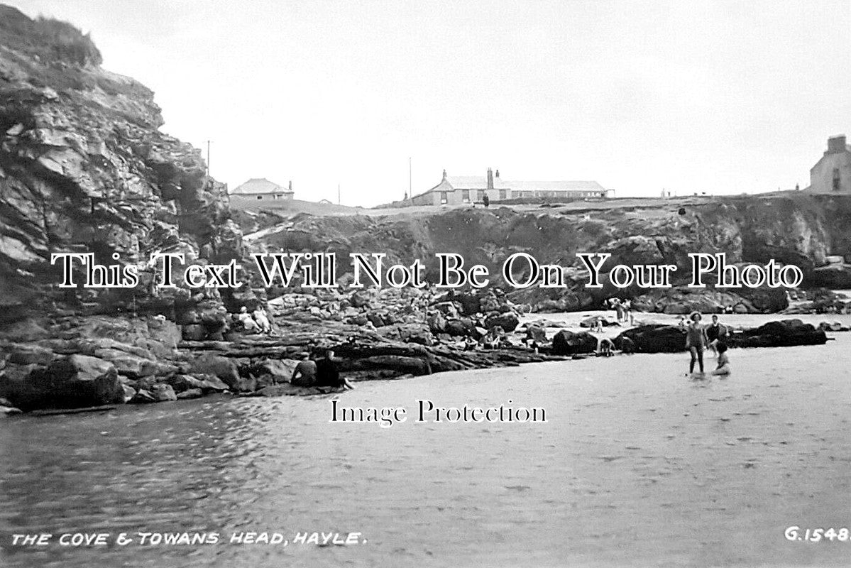 CO 3972 - The Cove & Towans Head, Hayle, Cornwall