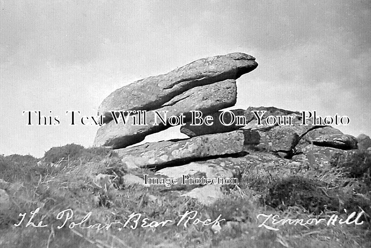 CO 3982 - The Polar Bear Rock, Zennor Hill, St Ives, Cornwall