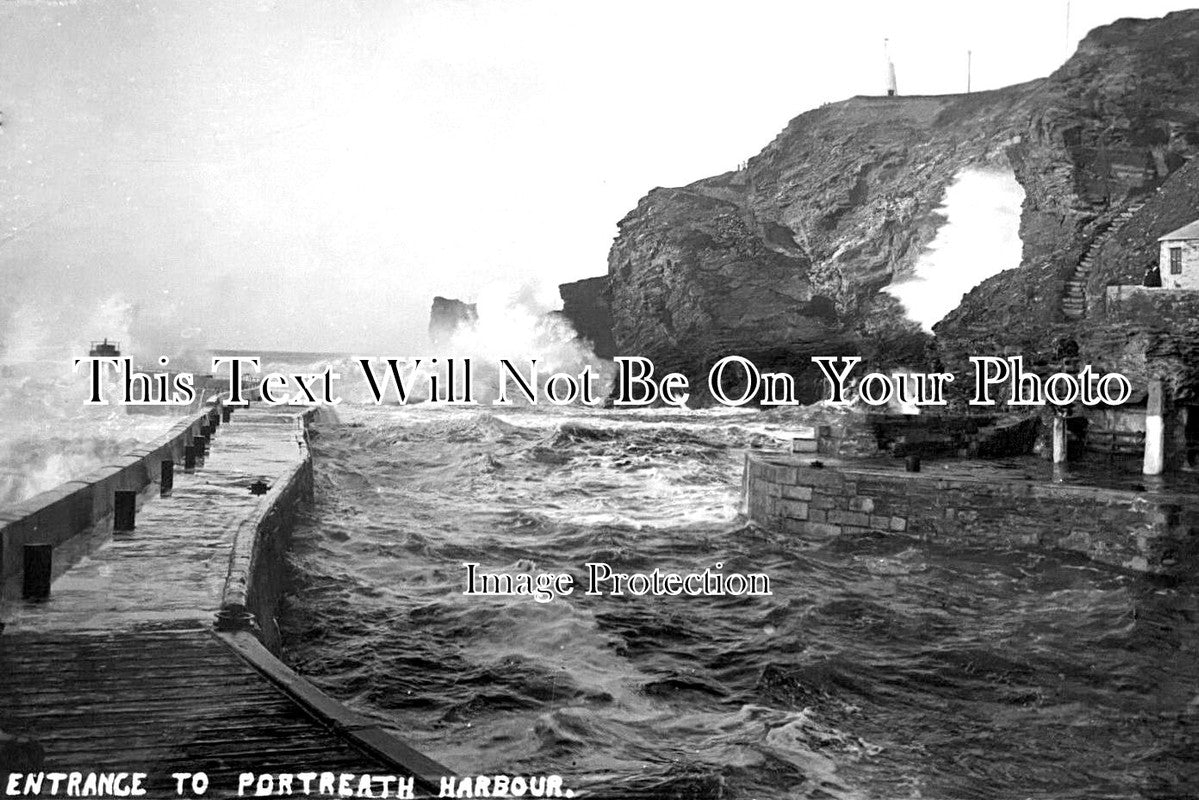 CO 4006 - Entrance To Portreath Harbour, Cornwall