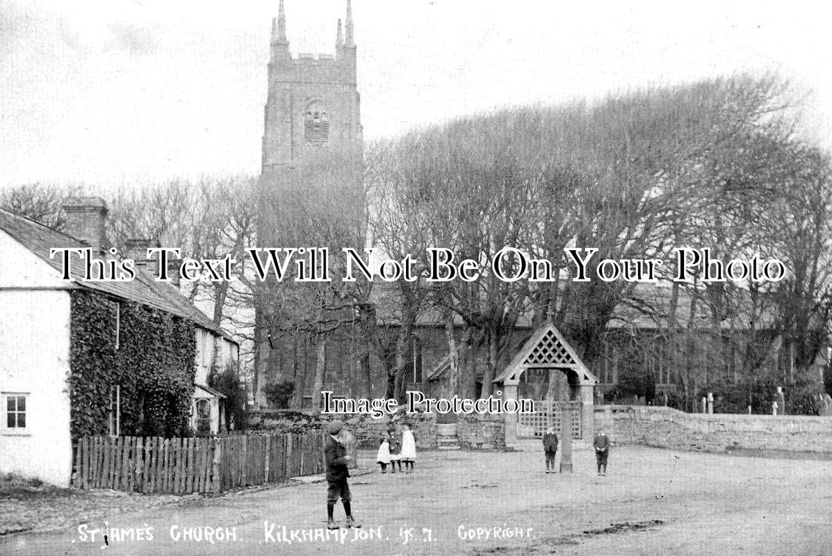 CO 4053 - St James Church, Kilkhampton, Cornwall c1908