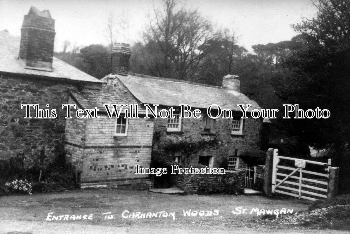 CO 411 - Entrance To Carnanton Woods, St Mawgan, Cornwall