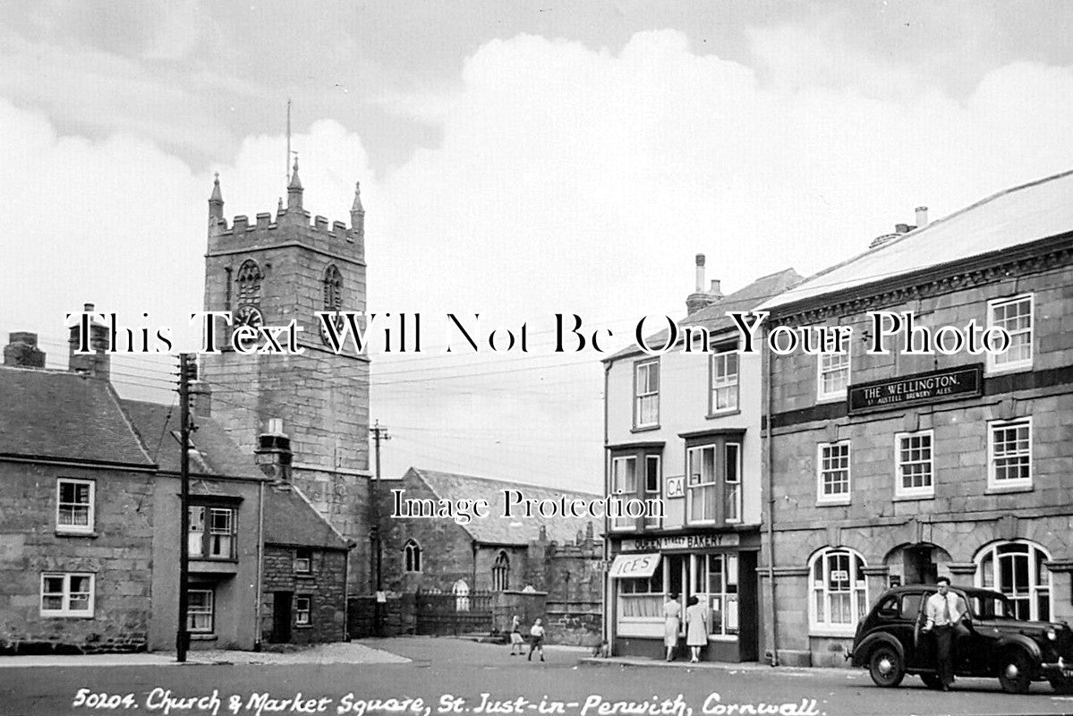 CO 4170 - Church & Market Square, St Just In Penwith, Cornwall