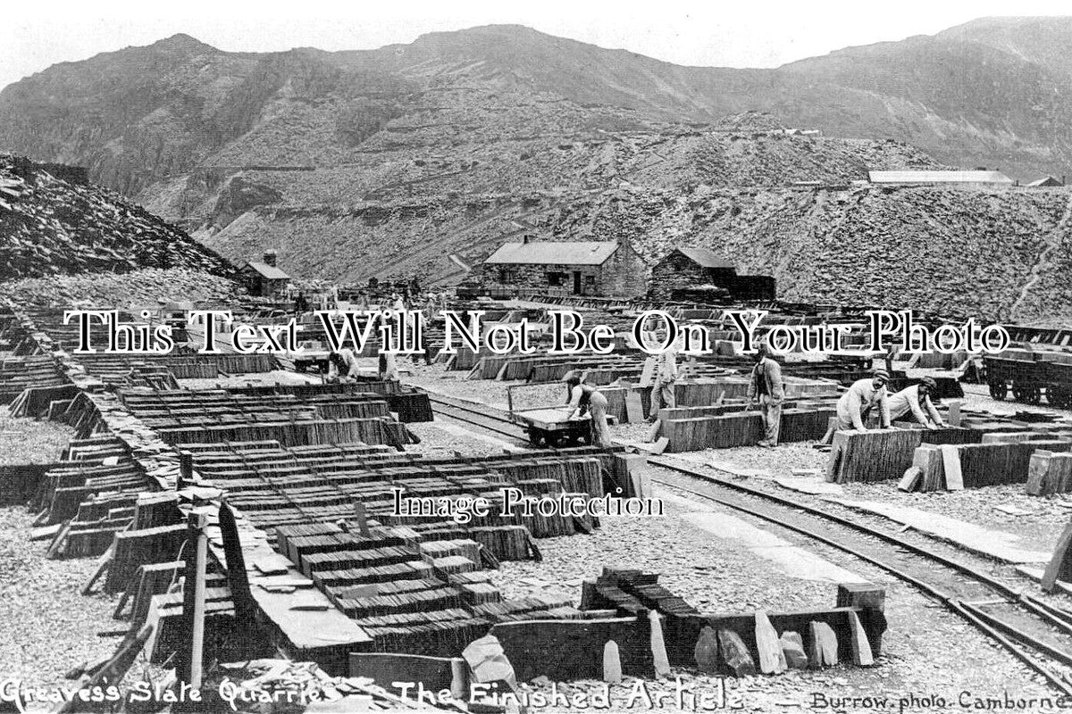 CO 4196 - Greaves Slate Quarries, Camborne, Cornwall