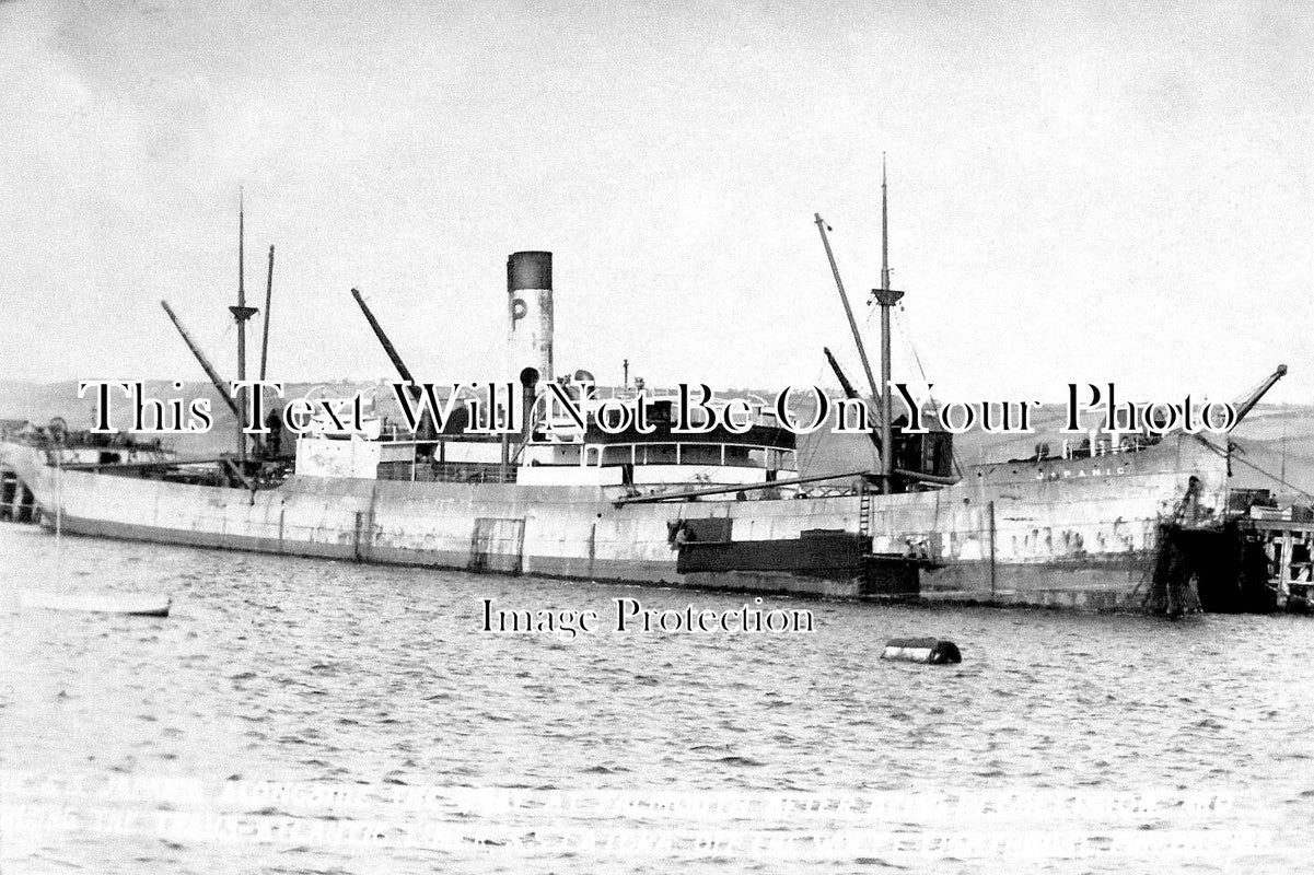 CO 4202 - SS Japanic Collision With SS Latona, Falmouth, Cornwall