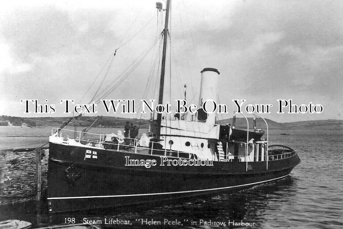 CO 4240 - Steam Lifeboat Helen Peele, Padstow Harbour, Cornwall