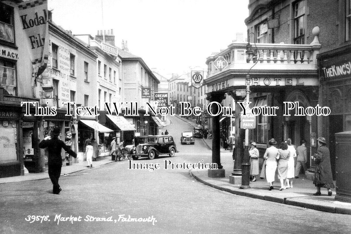CO 4252 - Market Strand, Falmouth, Cornwall