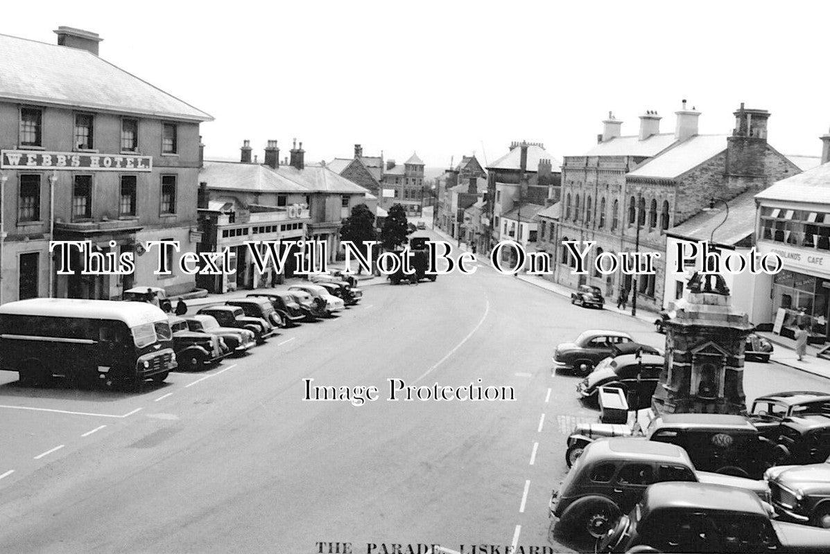 CO 4254 - Webbs Hotel, The Parade, Liskeard, Cornwall c1940