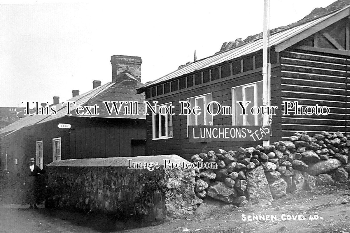 CO 4299 - Teashop At Sennen Cove, Cornwall