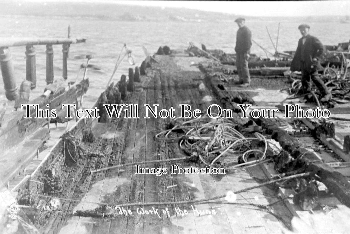 CO 513 - The Work Of The Huns, Isles Of Scilly, Cornwall WW1