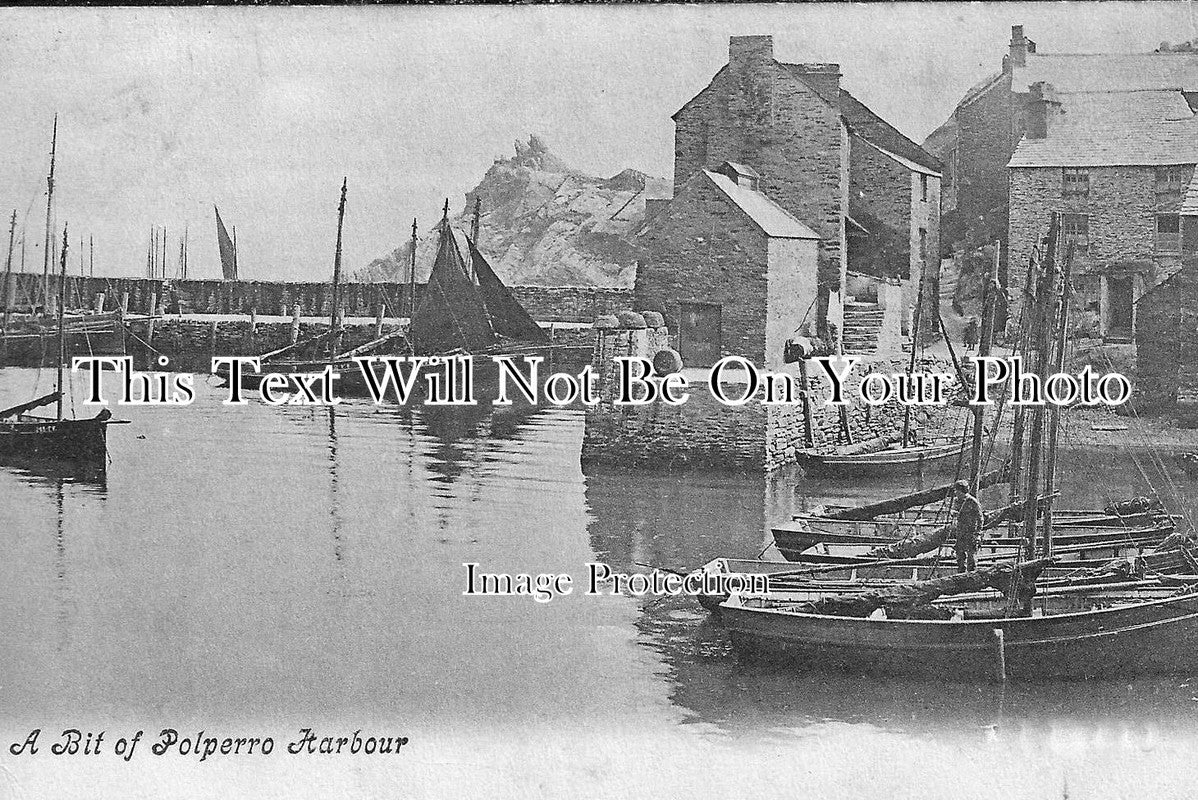 CO 517 - A bit Of Polperro Harbour, Cornwall