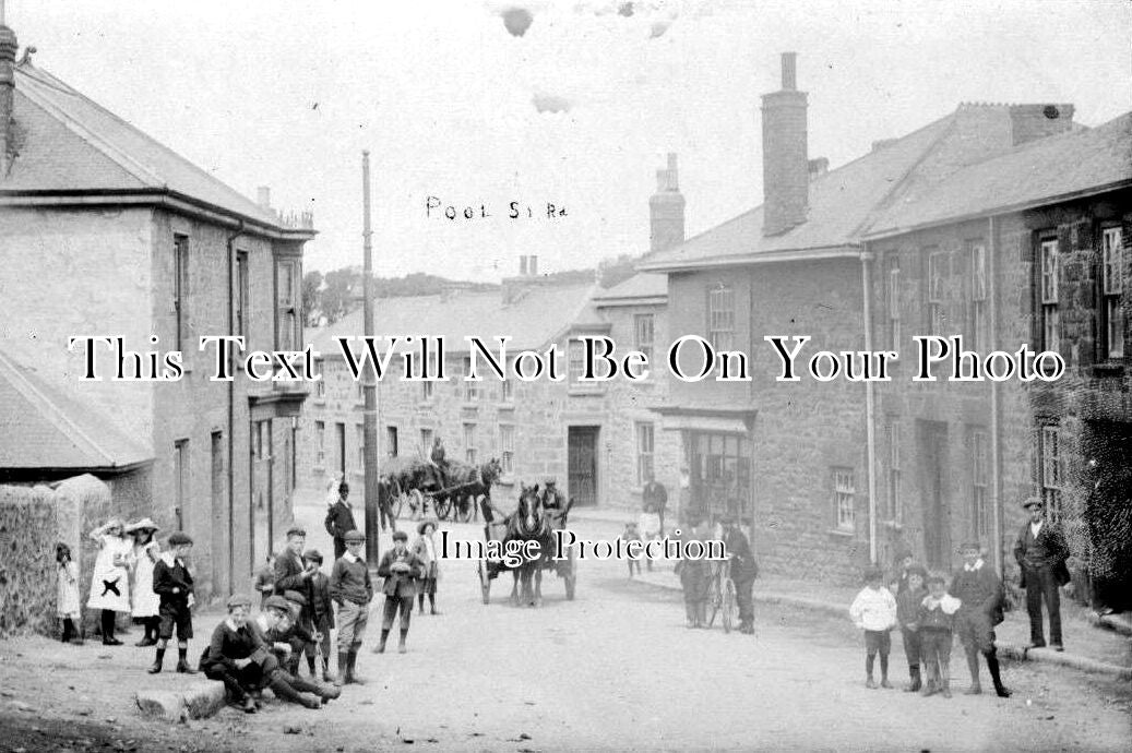 CO 585 - Station Road, Pool, Cornwall c1910