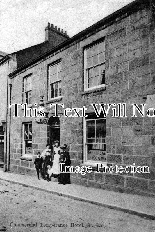 CO 601 - Commercial Temperance Hotel, St Ives, Cornwall