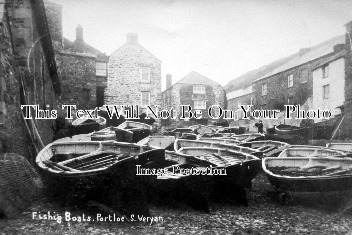 CO 668 - Fishing Boats, Portloe, Cornwall