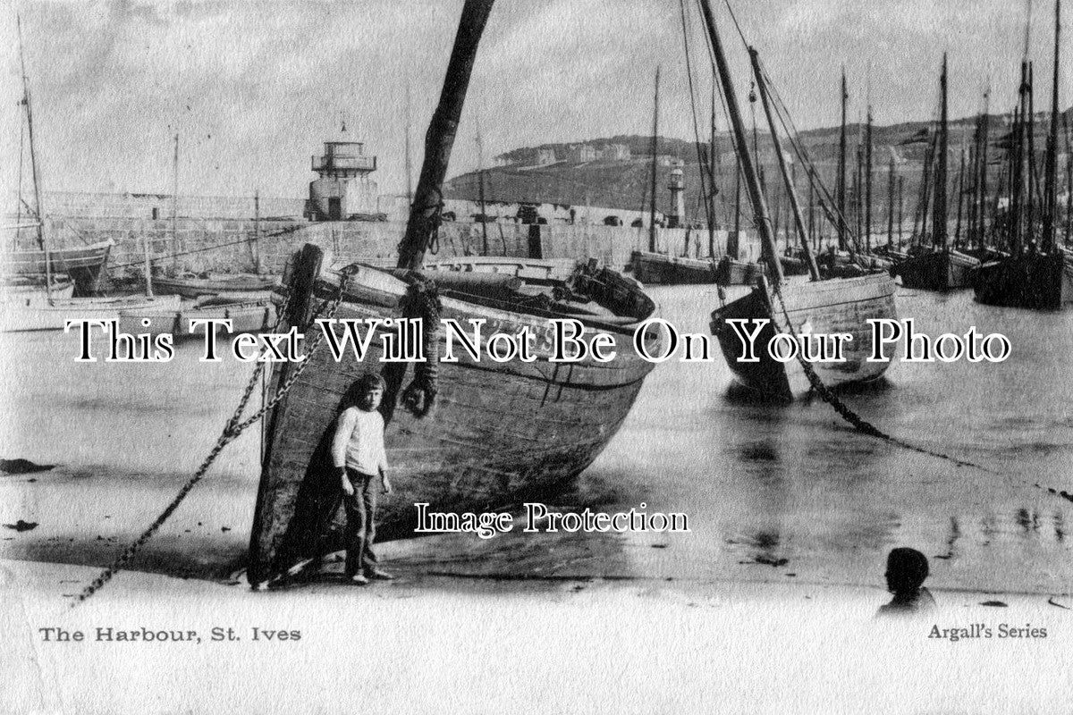 CO 744 - The Harbour, St Ives, Cornwall c1904