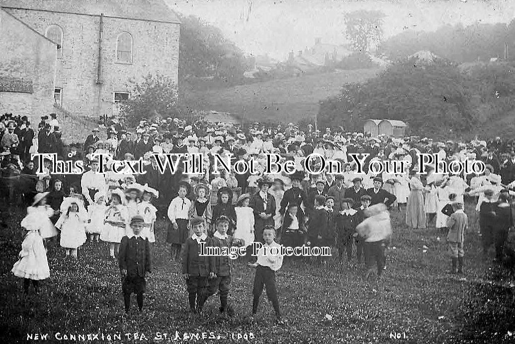 CO 858 - New Connection Tea, St Agnes, Cornwall c1908