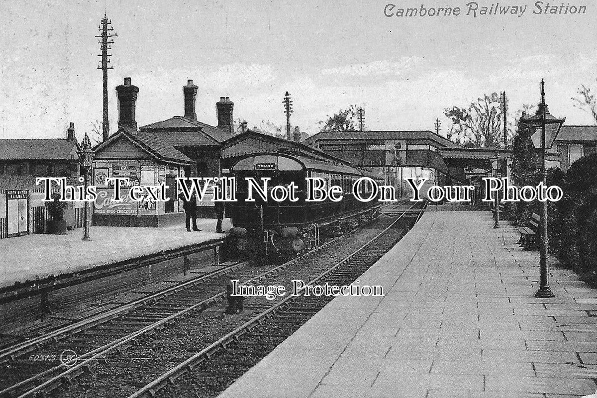 CO 87 - Camborne Railway Station, Cornwall c1909