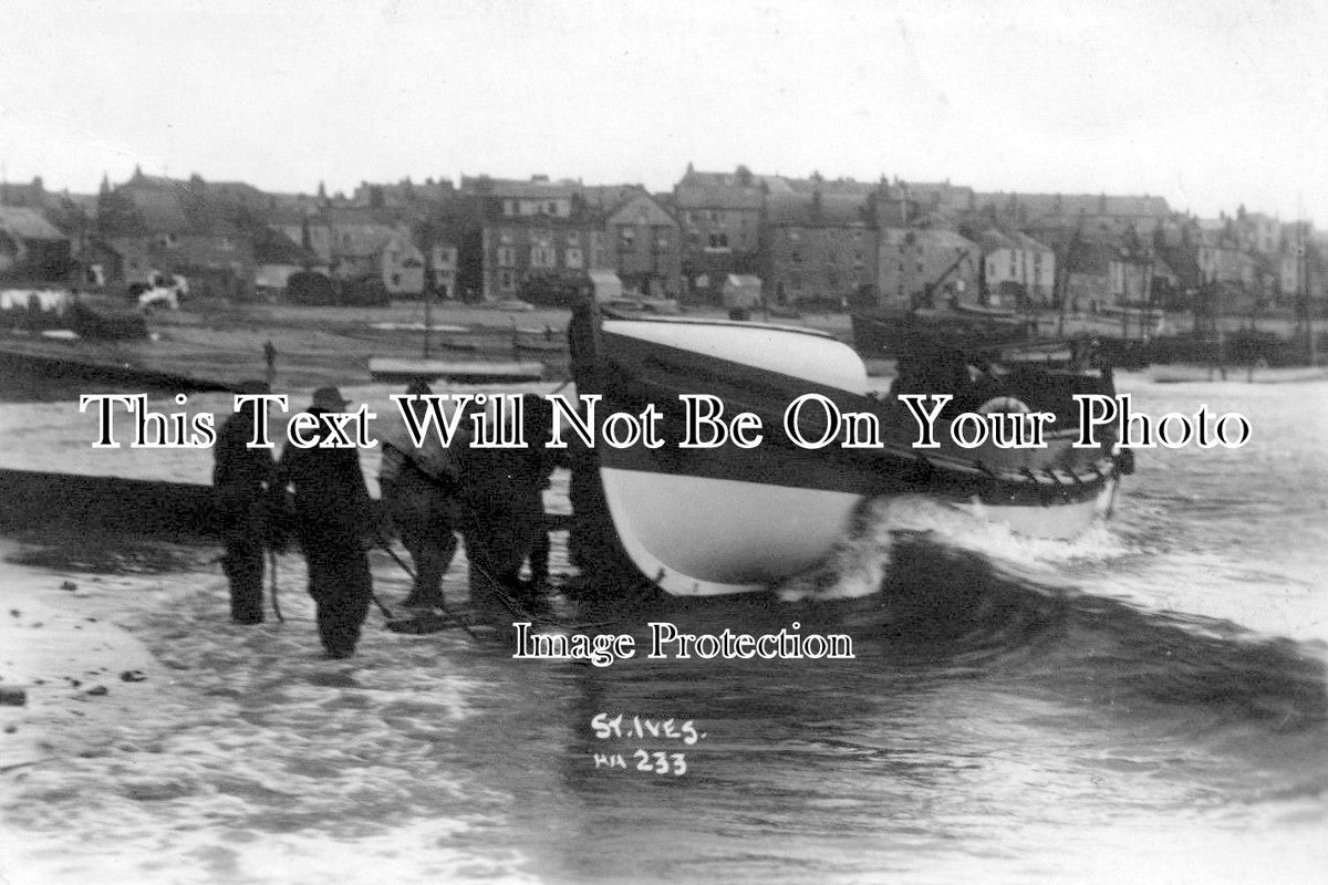 CO 886 - Wreck Of The St Ives Lifeboat 'Caroline Parsons', Cornwall